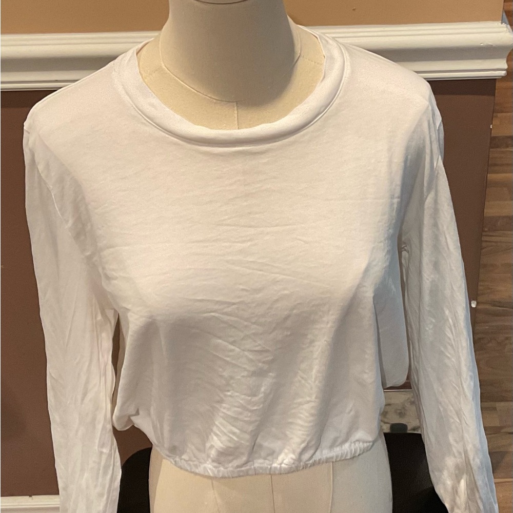 Wilfred long sleeve crop top